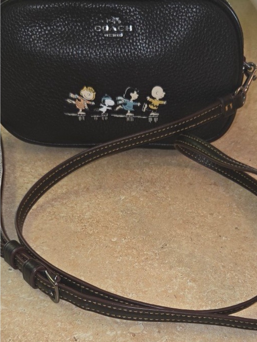 Coach x Peanuts Black Crossbody Bag